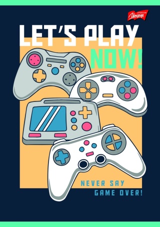 Zeszyt A4 32k do nauki pisania trzylinia trzy linia kolorowa Game Play