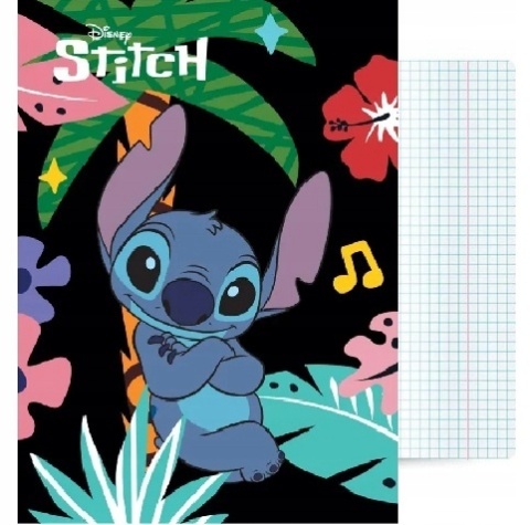 Zeszyt A5 Stitch w kratkę 32 kartki LILO I STICH Unipap 1 szt