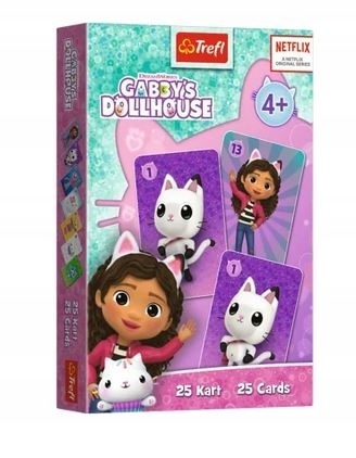 Karty gry czarny Piotruś memo Koci domek Gabi Trefl