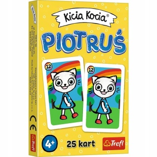 Karty gry czarny Piotruś memo Trefl Kici Kocia