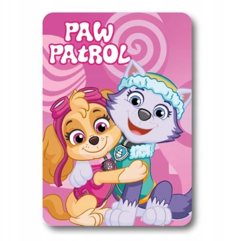 Koc kocyk polarowy PSI PATROL Skye i Everest 100x140 cm Koc kocyk polarowy PSI PATROL Skye i Everest 100x140 cm