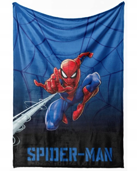 Kocyk koc pled narzuta welurowy SPIDERMAN 150x200 cm