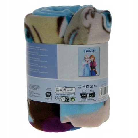 Kocyk koc polarowy KRAINA LODU FROZEN 100x140
