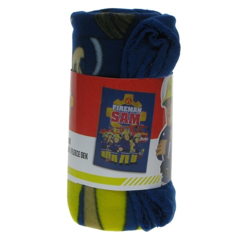 Kocyk koc polarowy Strażak Sam dziecięcy do przedszkola 100x140