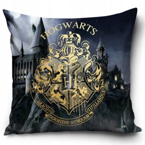 Kocyk koc polarowy coral 120x150 + poszewka 40x40cm HARRY POTTER Hogwart
