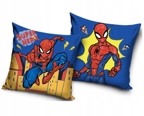 Kocyk koc polarowy narzuta 130x170 + poszewka na poduszkę 40x40 SPIDERMAN