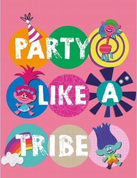 Kocyk polarowy narzuta 100x150 + poszewka na poduszkę 40x40 TROLLE POPPY