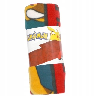 Kocyk polarowy narzuta POKEMON pled 100x140 cm