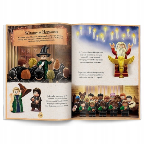 LEGO Harry Potter Czarodziejski rok w Hogwarcie książka + 70 klocków