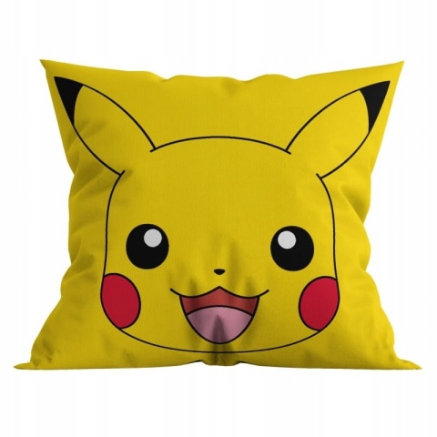 POKEMON Pikachu kocyk koc polarowy pled narzuta 100x140 + poduszka 40x40