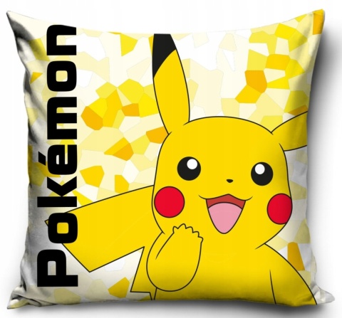 POKEMON Pikachu kocyk koc polarowy pled narzuta 100x140 + poszewka 40x40