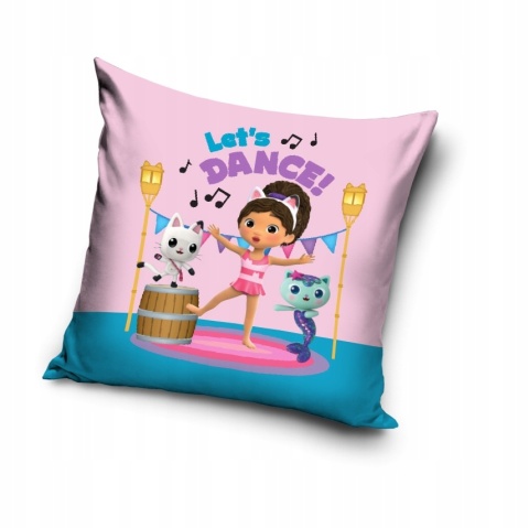 Poszewka na poduszkę KOCI DOMEK GABI tancerka velvet welurowa 40x40