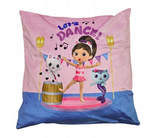 Poszewka na poduszkę KOCI DOMEK GABI tancerka velvet welurowa 40x40