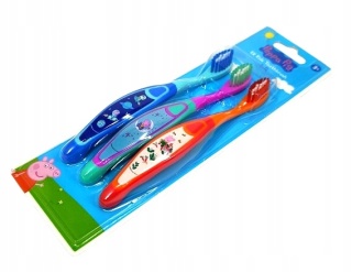 Szczoteczka do zębów ŚWINKA PEPPA 3 SZT