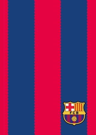 Teczka z gumką A4 na dokumenty FC BARCELONA BARCA FCB