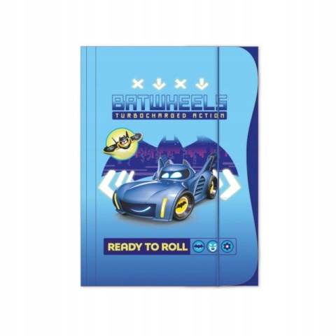 Teczka z gumką A4 na dokumenty rysunki BATMAN BATWHEELS