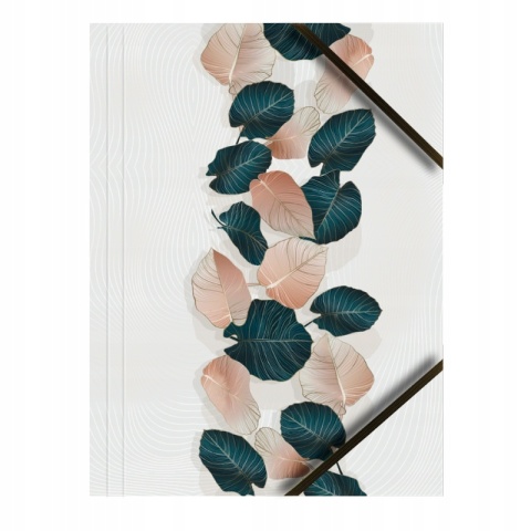 Teczka z gumką narożną A4 na dokumenty liście elegancka zestaw 3 szt