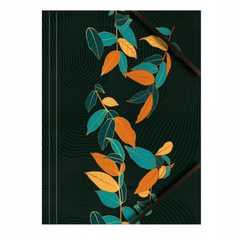 Teczka z gumką narożną A4 na dokumenty liście elegancka zestaw 3 szt