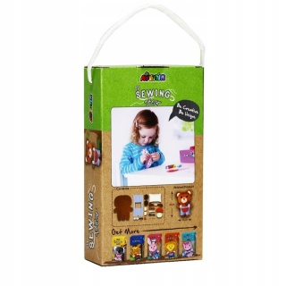 Zestaw do szycia DIY Uszyj maskotka MIŚ MISIO 22x14cm AVENIR